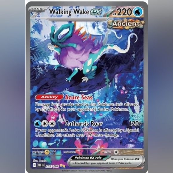 Walking Wake ex - 205/162 - Holo Rare - SV05: Temporal Forces - Picture 1 of 1